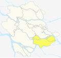 Map of Shunde (Ronggui highlighted)