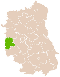 District d'Opole Lubelskie - Localisation