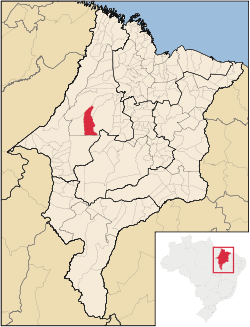 Localização de Buriticupu no Maranhão