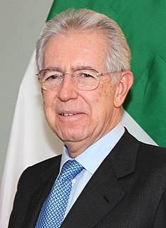 Mario Monti Italian economist and politician (born 1943)