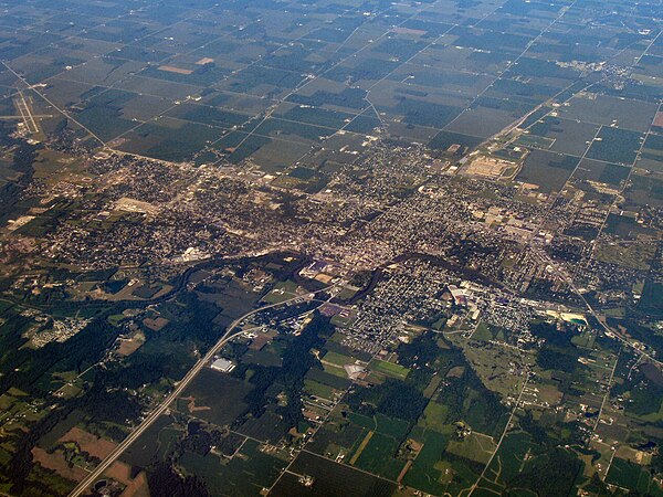 Aerial view of Marion