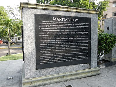 Martial law in the Philippines