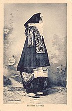 An Albanian woman in Shkodra.