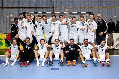 Austria national handball team 2016-01-17 Men's Handball AUT vs. FIN 20160117 (001).jpg