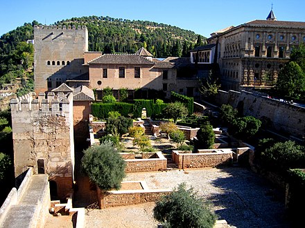 Palau de Carles I a l'Alhambra de Granada.