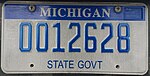 Michigan 2007-2013 State Gov't License Plate.jpg