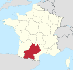 Midi-Pyrénées in France.svg