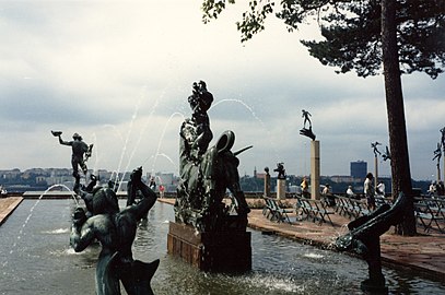 Parque de escultura da Galeria Milles em Lidingö, na Suécia