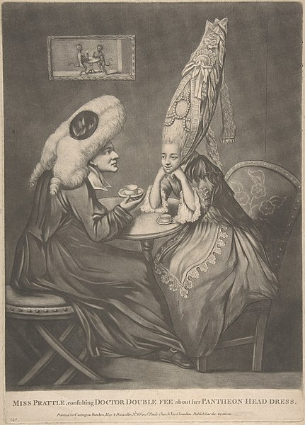 File:Miss Prattle Consulting Doctor Double Fee about her Pantheon Head Dress MET DP808229.jpg
