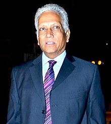 Mohinder Amarnath (pictured in 2012) is the only player to be dismissed for both handling the ball and obstructing the field in international cricket. MohinderAmarnath.jpg