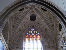 Voûte et décor stuqué du transept sud