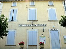 Ang Town Hall sa Montagnac-sur-lède