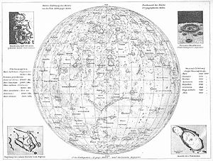 who published the first moon map Selenography Wikipedia