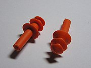 シリコンラバー製の耳栓