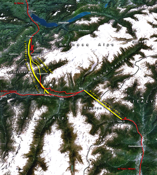 The Lötschberg Base Tunnel (LBT) is a 34