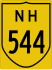 National Highway 544 marker