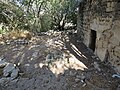 A small yard in front of the entrance to the tomb