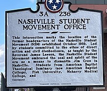 Nashville Student Movement Office marker.jpg