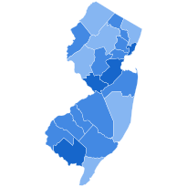 Risultati delle elezioni presidenziali del New Jersey 1964.svg