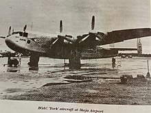 Airplane in Ikeja Airport