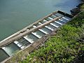 Nishiotaki Dam fish ladder.jpg