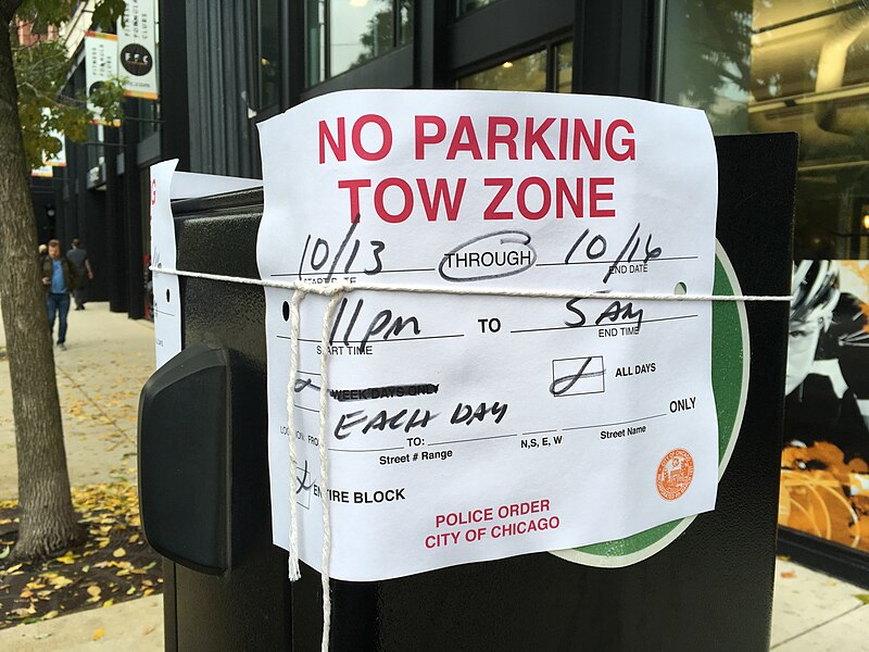 File:No parking, tow zone, each day, entire block, 11pm to 5am (26199423589).jpg