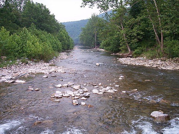 The North Fork South Branch below Seneca Rocks in Pendleton County, West Virginia