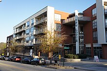 Streetscape in Inman Park North Highland Avenue in Inman Park Village 2.JPG