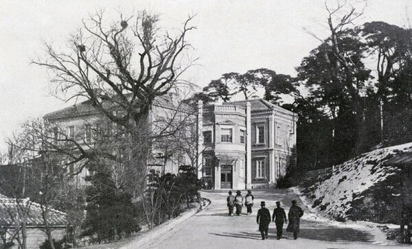 European-style official residence of Governor General of Korea, at Namsan in 1911.