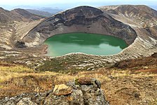 Okama crater lake, Mt. Zao, Tohoku region, Japan (north facing view).jpg