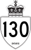 Autobahn 130 Schild