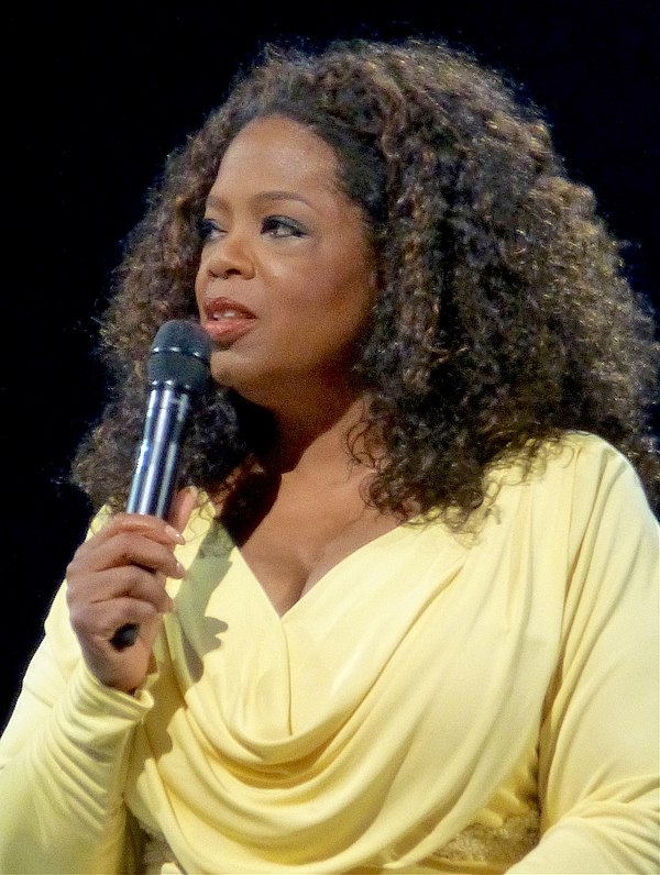 Winfrey on her "The Life You Want" tour in October 2014