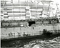 Section of target ship "Fleetwood" used in BAT guided missile testing