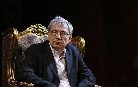 Orhan Pamuk in Tbilisi, Georgia in 2014