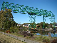 Pont transbordeur d'Osten, Allemagne.