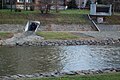 'English: Ostravice river in Ostrava, Czech republic. Česky: Řeka Ostravice v Ostravě.