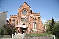 Čeština: Celkový pohled na Novou synagogu ve Velkém Meziříčí, okr. Žďár nad Sázavou. English: Overview of New synagogue in Velké Meziříčí, Žďár nad Sázavou District.