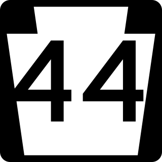 <span class="mw-page-title-main">Pennsylvania Route 44</span> State highway in Pennsylvania, US