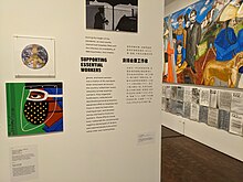 Artwork within the 2021 - 2022 "Responses: Asian American Voices Resisting the Tides of Racism" exhibition. PXL 20210807 194020302.jpg