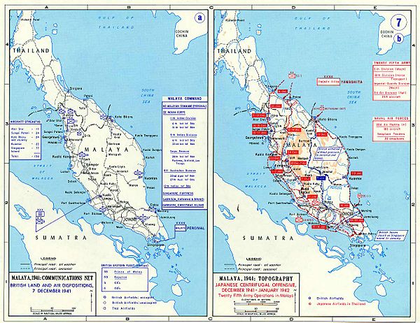 マレー作戦の推移