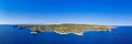 Spetses island panorama