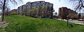 Panorama of building bordering David Crombie Park, 2016 05 04 (3) (26983195182).jpg
