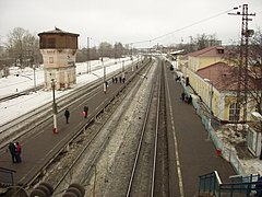 Jernbanestasjonen i Pavlovskij Posad