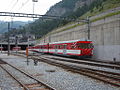 Deutsch: Pendelzug nach Täsch, Zermatt 21.06.2004 English: Push-pull train to Täsch, Zermatt, July 21 2004