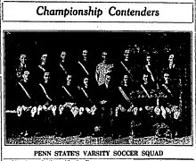 1922 Penn State Varsity Soccer team photo Penn State Varsity Soccer.jpg