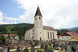 farní kostel v Frantschach-St Gertraud