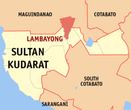 Lambayong - Carte