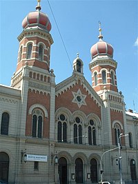 Great Synagogue in Plzen. PilsenSynagogue.JPG