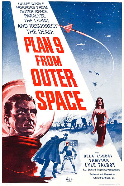 Plan 9 from Outer Space is a popular example of a cult film.