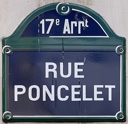 Comment aller à Rue Poncelet en transport en commun - A propos de cet endroit